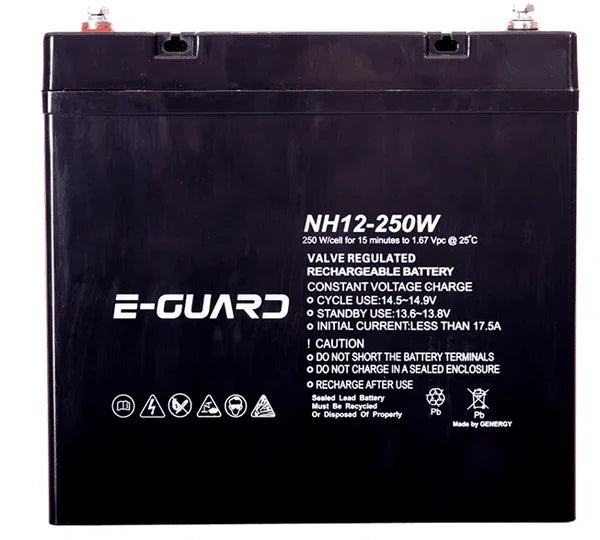 E-GUARD 12V High Rate UPS Battery – 250W Industrial Backup