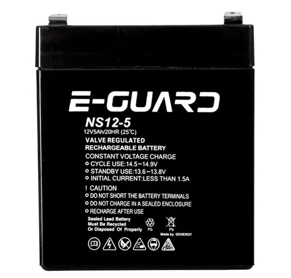 E-GUARD 12V 5Ah Standby Battery