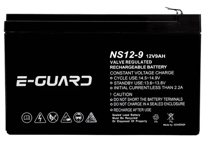 E-GUARD 12V 9Ah Standby Battery