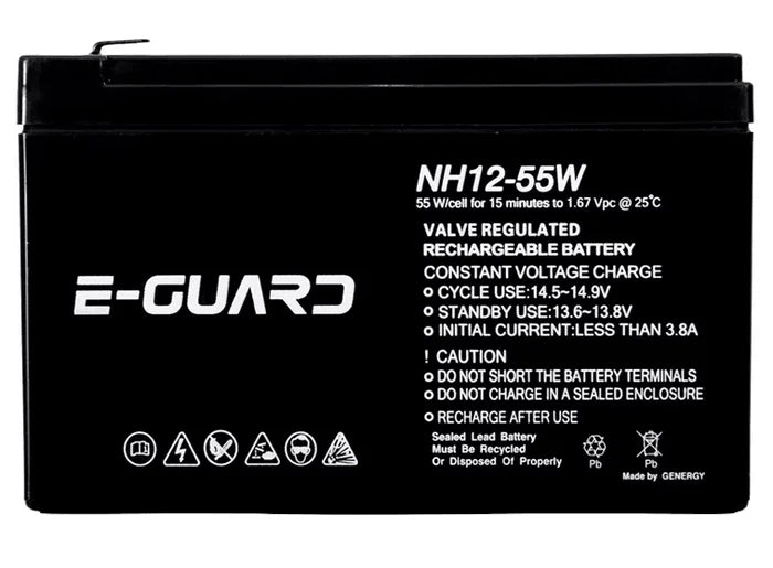 E-GUARD 12V High Rate UPS Battery – 55W Backup Power