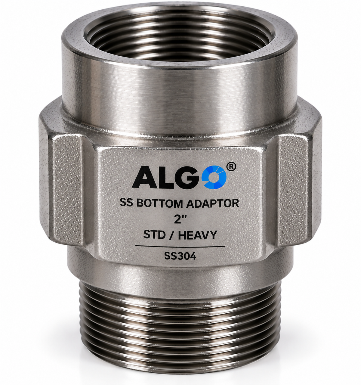 ALGO 2" SS Bottom Adaptor – STD / HEAVY