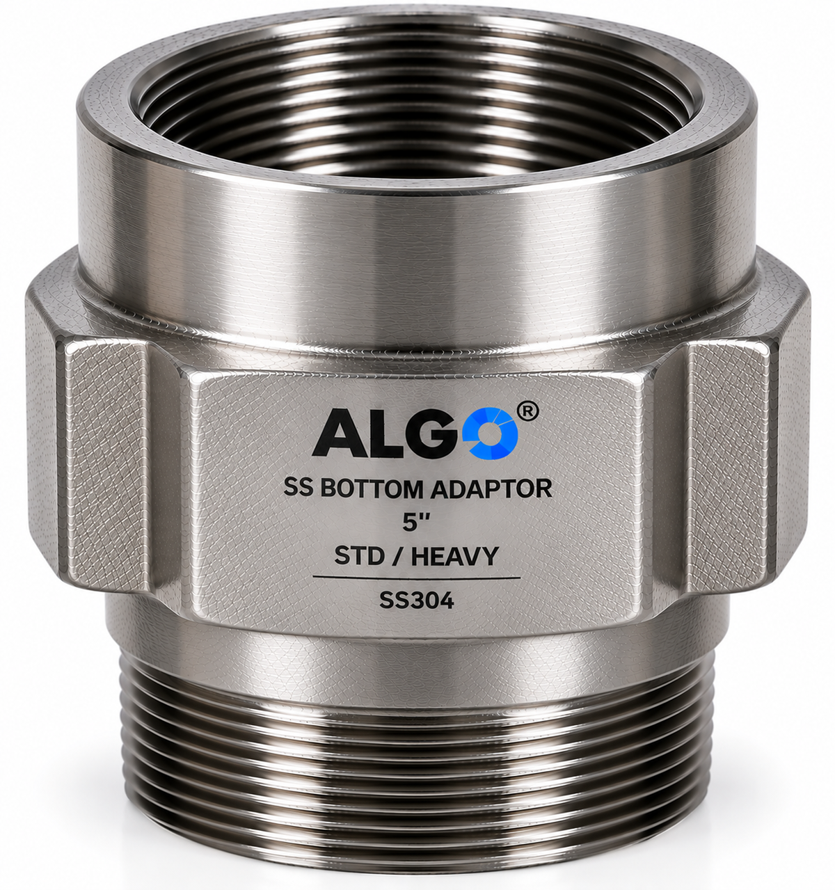 ALGO 5" SS Bottom Adaptor – STD / HEAVY