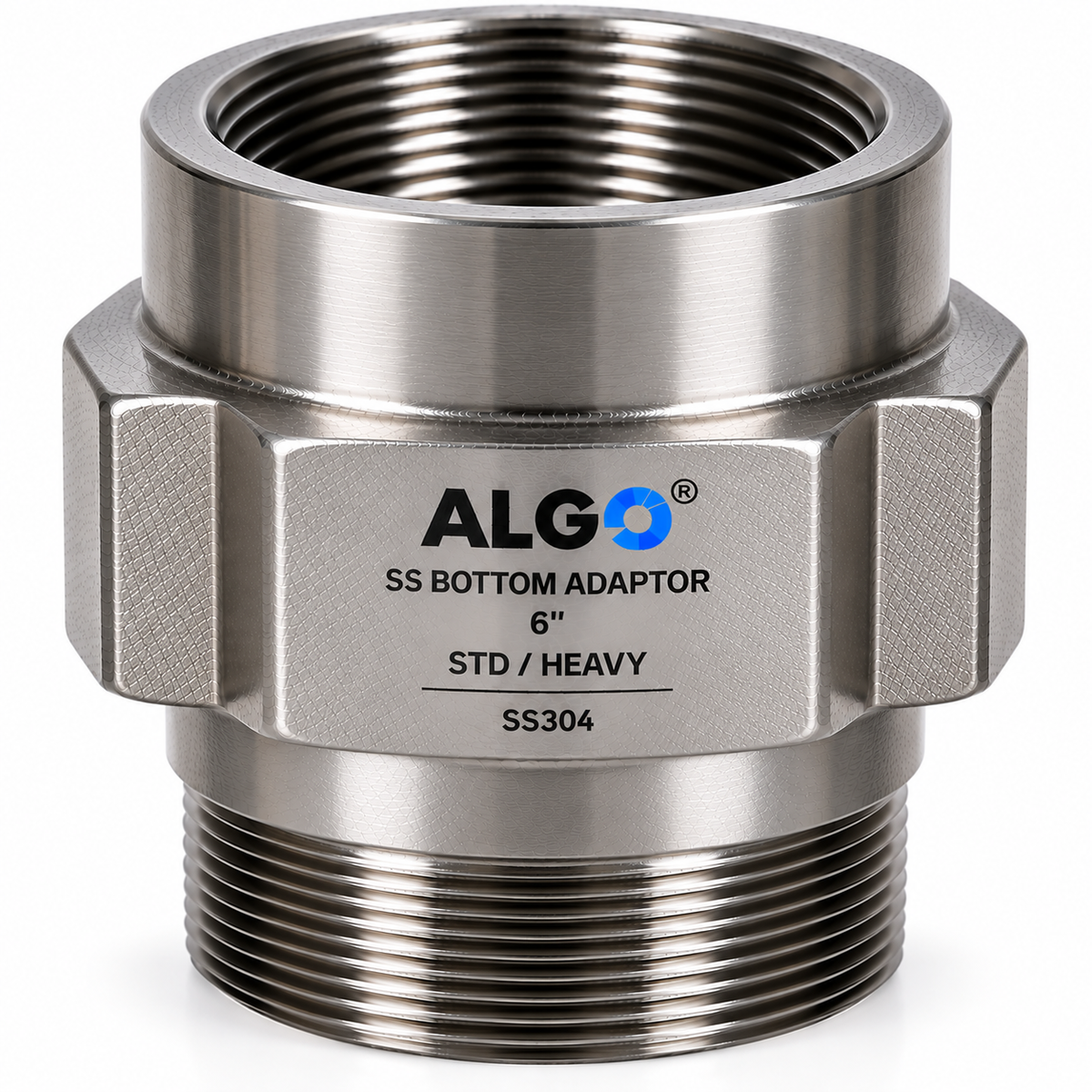 ALGO 6" SS Bottom Adaptor – STD / HEAVY