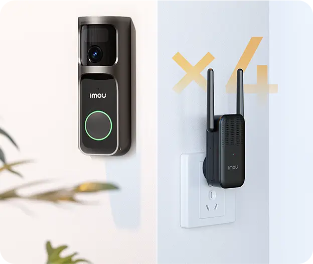 IMOU Doorbell 3 4MP AI Battery Panoramic View Wi-Fi Kit