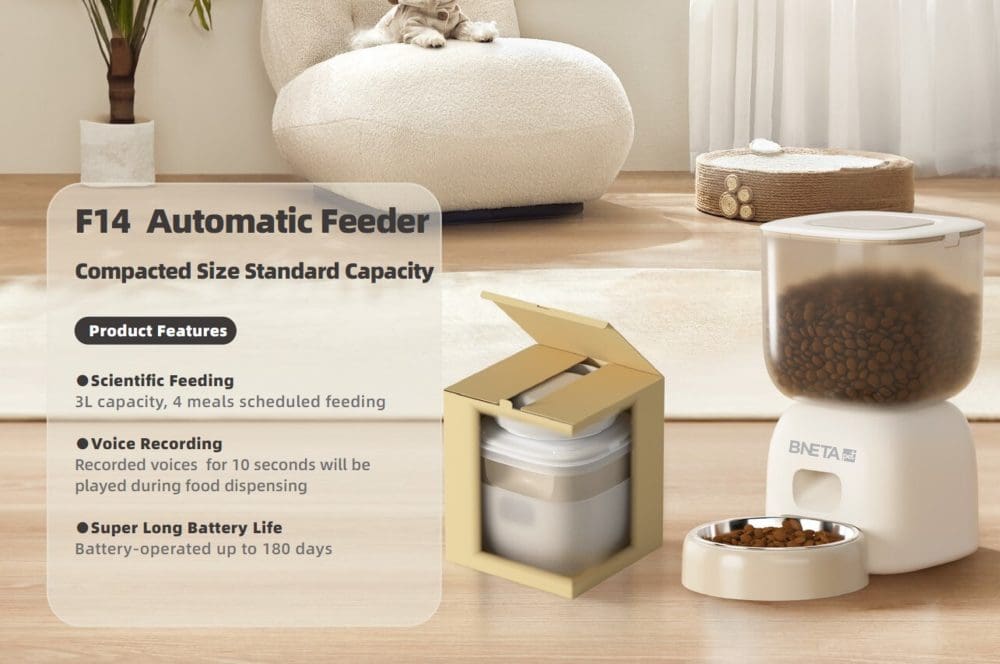 BNETA Automatic Pet Feeder F14-L