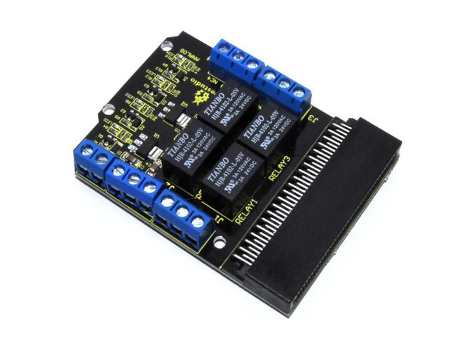 4-CH RELAY MICRO:BIT BREAKOUT BOARD 5VDC KS0293