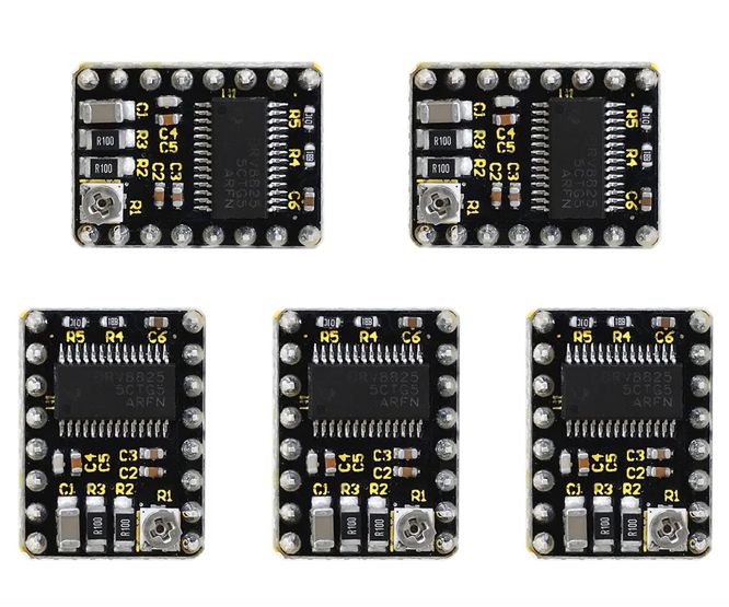 DRV8825 STEPPER MOTOR DRIVER 5PCS 8-45V 1.5A KS0379-5P
