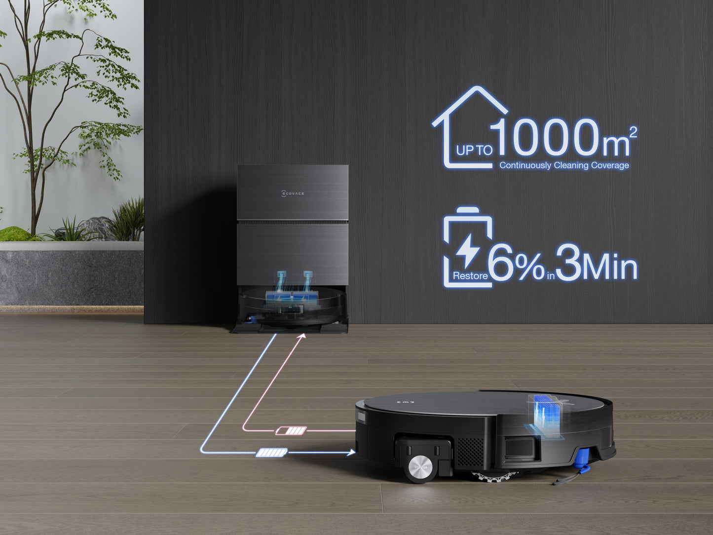 ECOVACS DEEBOT X11 PRO OMNI Smart Robot Vacuum & Mop