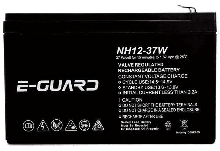 E-GUARD 12V High Rate UPS Battery – 37W Standby Power