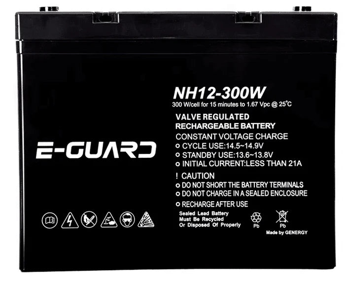 E-GUARD 12V High Rate UPS Battery – 300W Extreme Load Backup