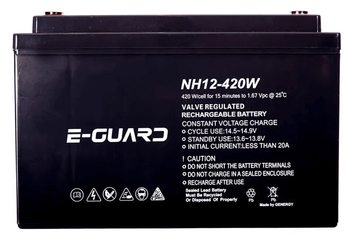 E-GUARD 12V High Rate UPS Battery – 420W Maximum Output Backup