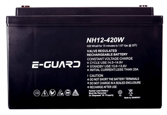 E-GUARD 12V High Rate UPS Battery – 420W Maximum Output Backup