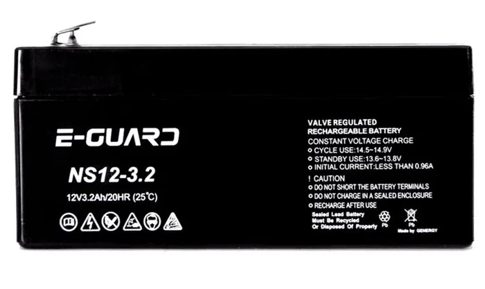 E-GUARD 12V 3.2Ah Standby Battery