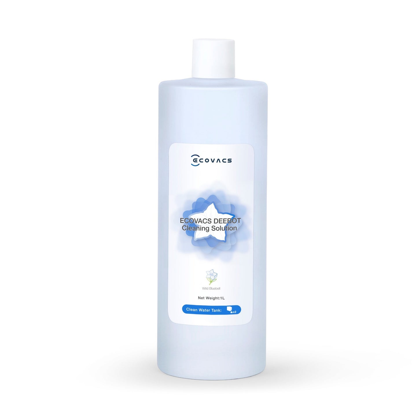 ECOVACS DEEBOT Cleaning Detergent Solution – Wild Bluebell Scent (1 L)