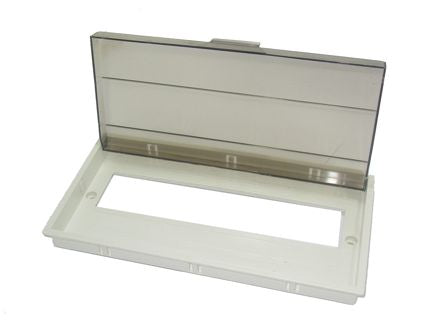 PLASTIC COVER + FLAP FOR DB BOARD 12WAY 20DB-ADD4-12W-TF