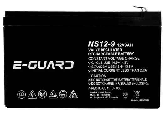 E-GUARD 12V 9Ah Standby Battery