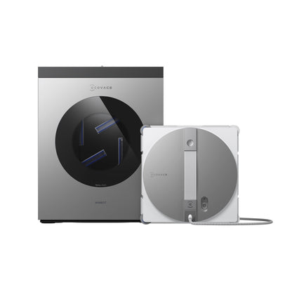 ECOVACS WINBOT W3 OMNI Robot Window Cleaner – Vortex Wash and WIN-SLAM 5.0 Sensor Detection