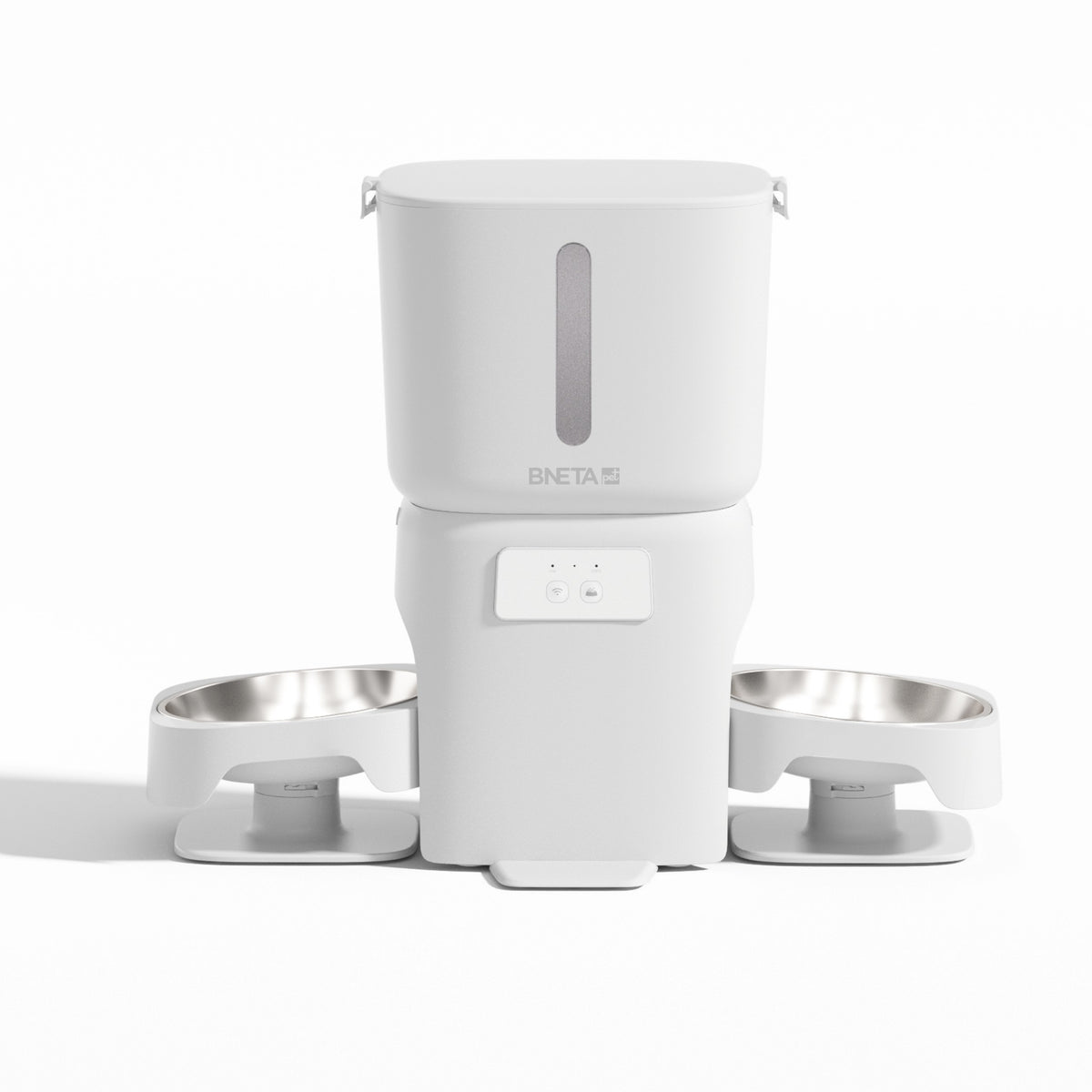 BNETA F24-DC Smart Wi-Fi Dual Automatic Pet Feeder with HD Camera – 6L