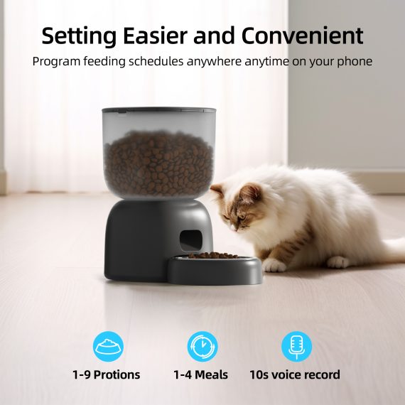 BNETA Automatic Smart Wi-Fi Pet Feeder F14-W