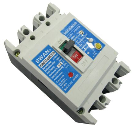 MCCB CIRCUIT BREAKER WITH E/LEAKAGE 3P 25KA 125A MCCB-ADM1LE-3125