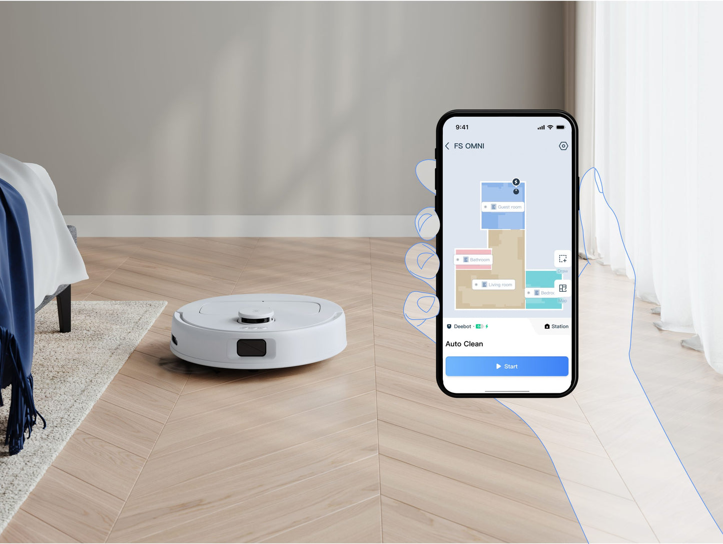 ECOVACS DEEBOT N30 Pro Smart Robot Vacuum