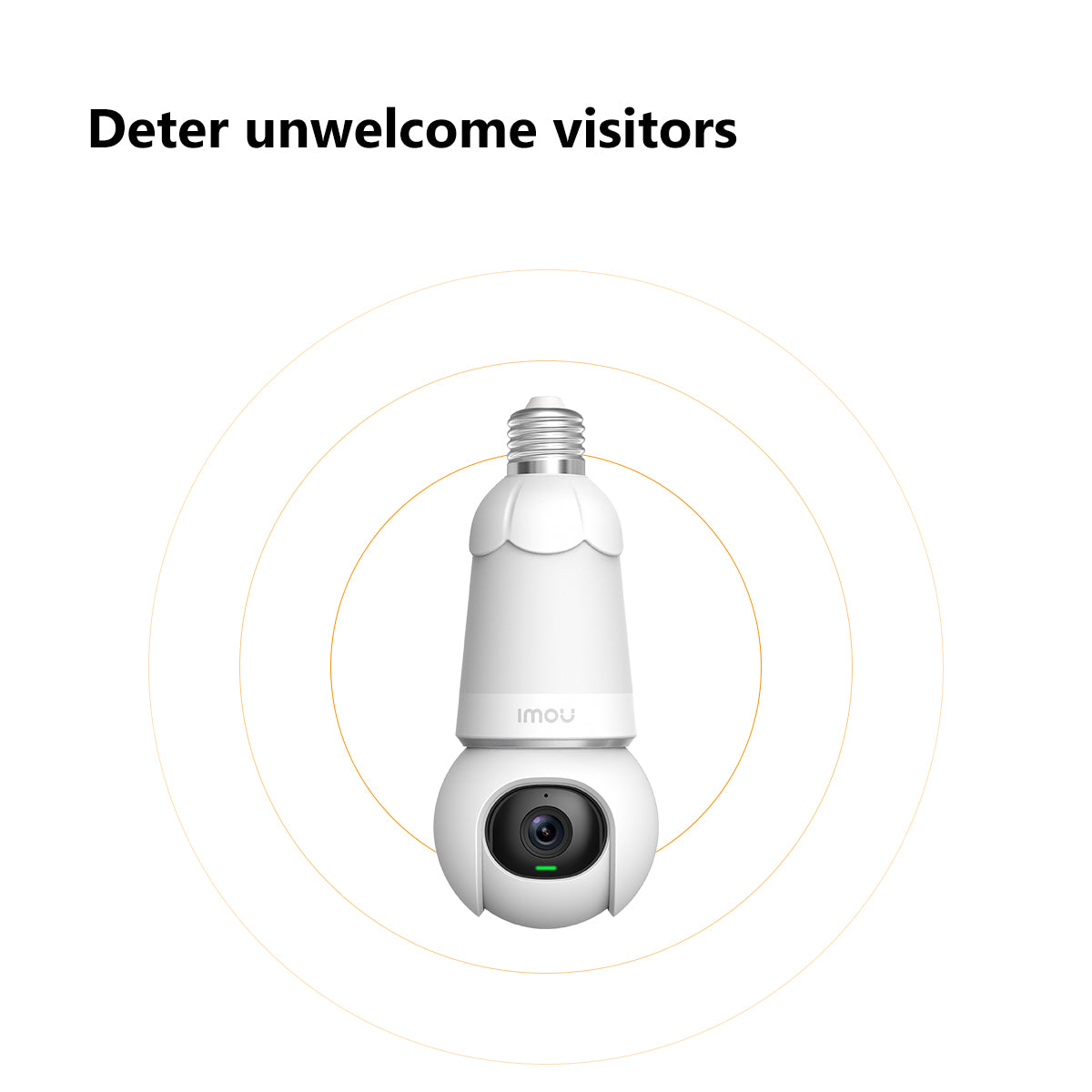 IMOU Bulb Cam 2K (3MP) Panoramic PT Wi-Fi Security Camera