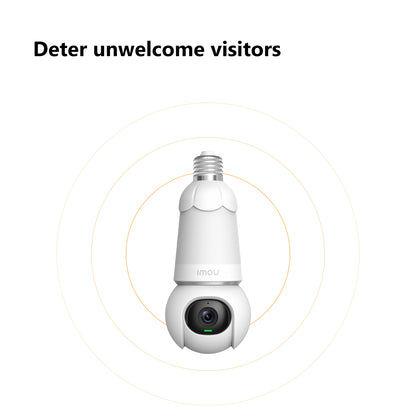 IMOU Bulb Cam 2K (3MP) Panoramic PT Wi-Fi Security Camera