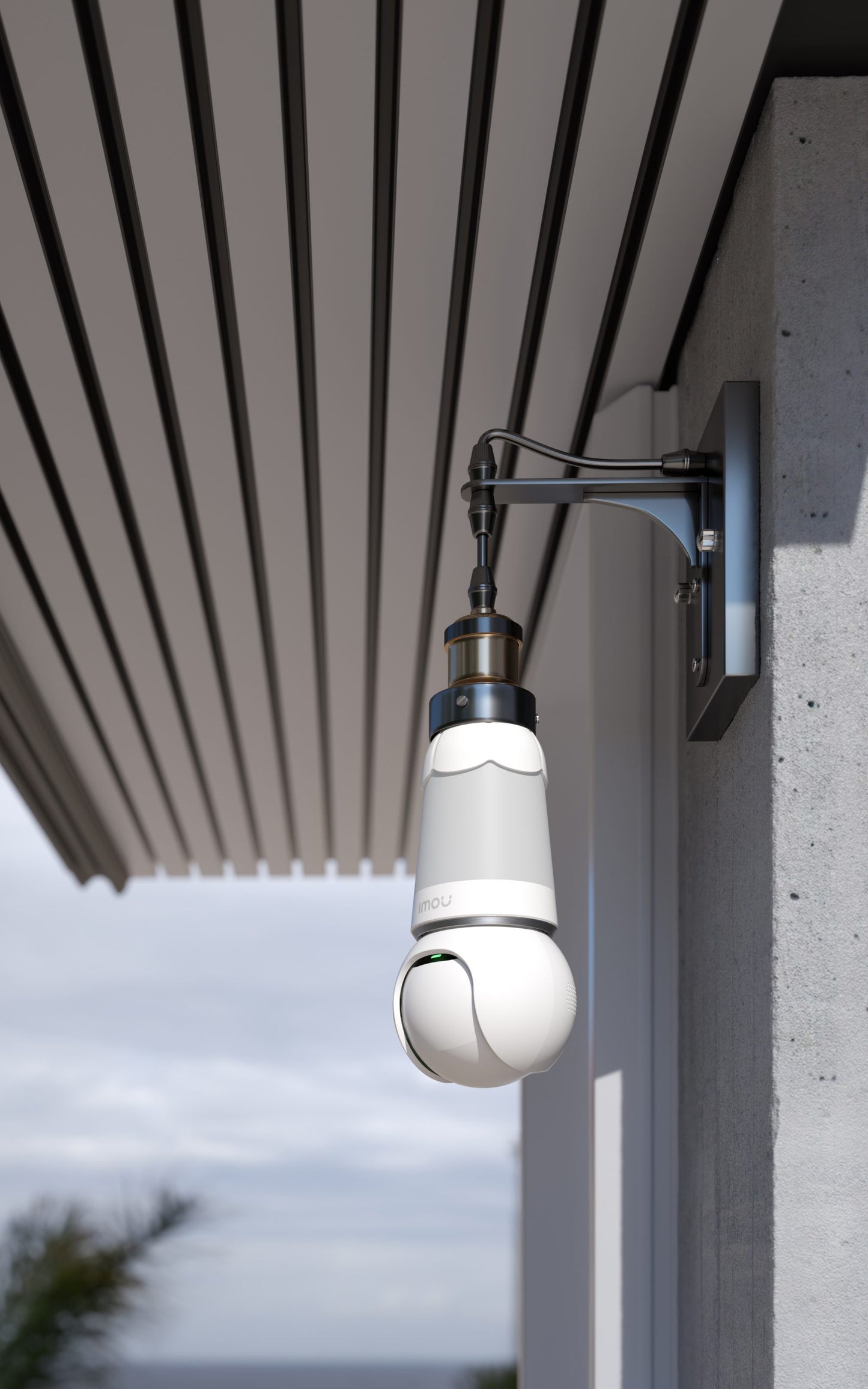 IMOU Bulb Cam 2K (3MP) Panoramic PT Wi-Fi Security Camera