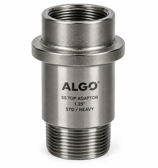 ALGO 1.25" SS Top Adaptor – STD / HEAVY