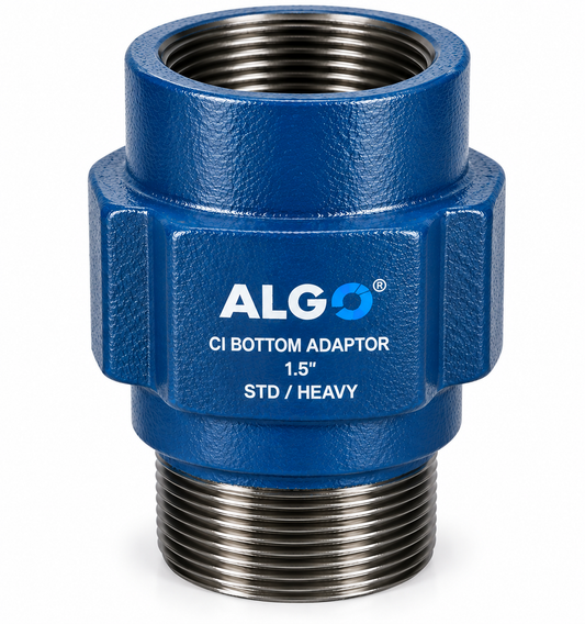 ALGO 1.5" CI Bottom Adaptor – STD / HEAVY