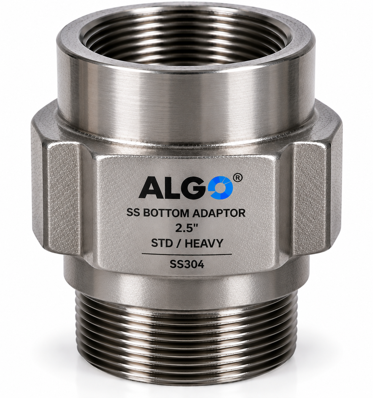 ALGO 2.5" SS Bottom Adaptor – STD / HEAVY