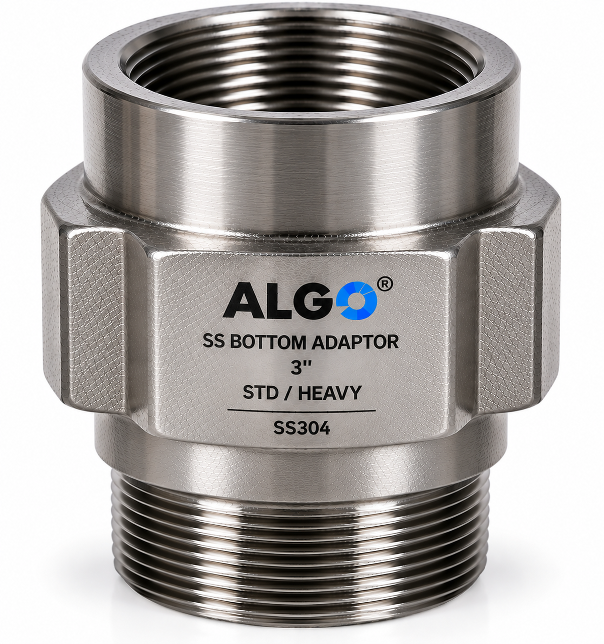 ALGO 3" SS Bottom Adaptor – STD / HEAVY