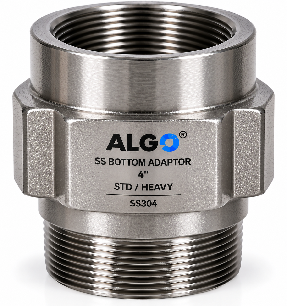 ALGO 4" SS Bottom Adaptor – STD / HEAVY