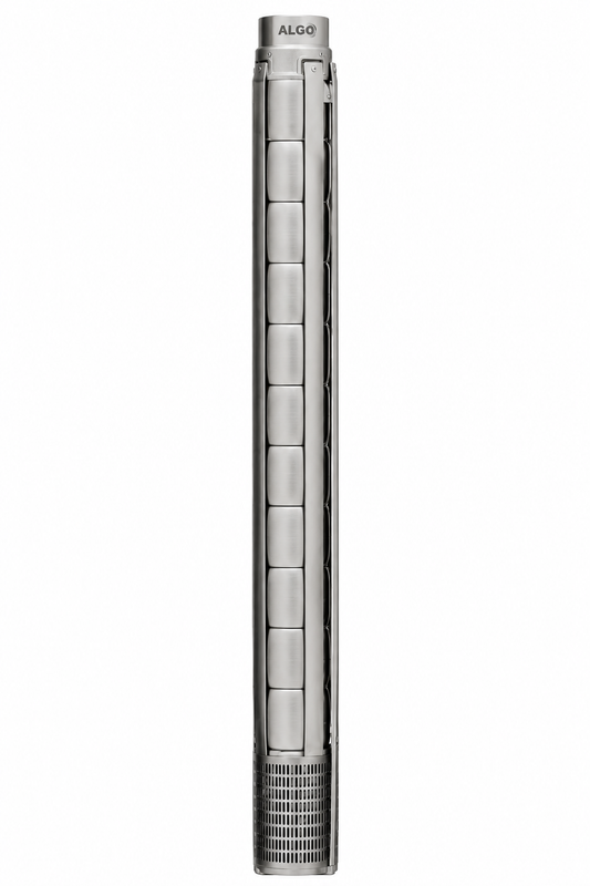 ALGO 8PS-95/3-6 – X-ALINOX 8" Stainless Steel Submersible Pump End