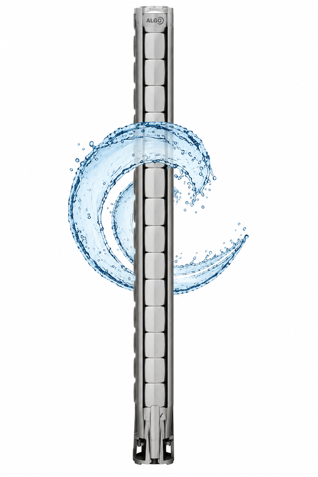 ALGO 10PS-160/5-8 – X-ALINOX 10" Stainless Steel Submersible Pump End