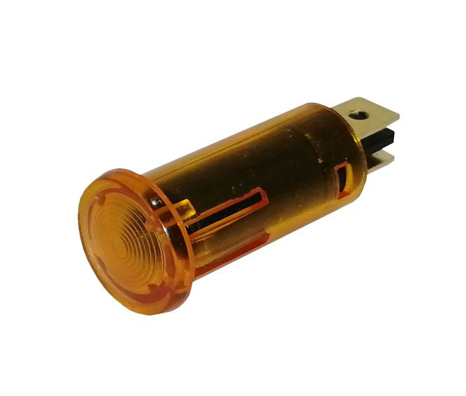PILOT LIGHT CLIP-ON D=12.7MM 220V AC ORANGE D03-220V-OR