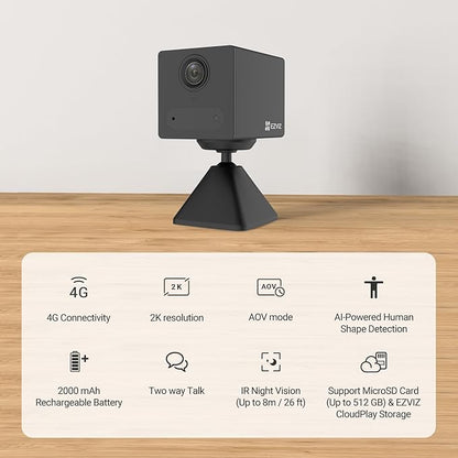EZVIZ CB2 4G Smart Battery Camera