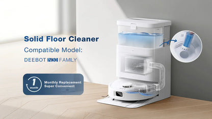 ECOVACS DEEBOT N30 PRO OMNI Solid Floor Cleaner – 6 Pack