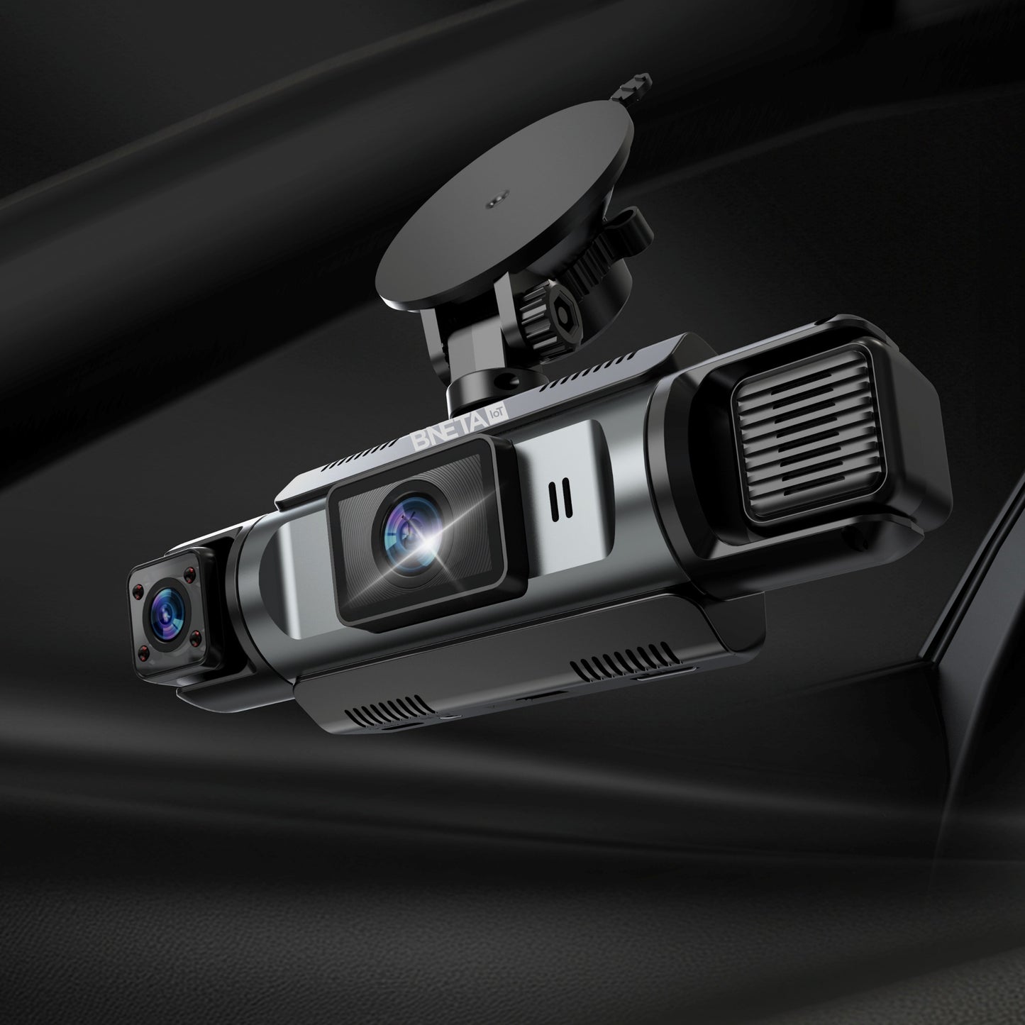 BNETA F410 2MP 4-Channel Wi-Fi App Control DashCam