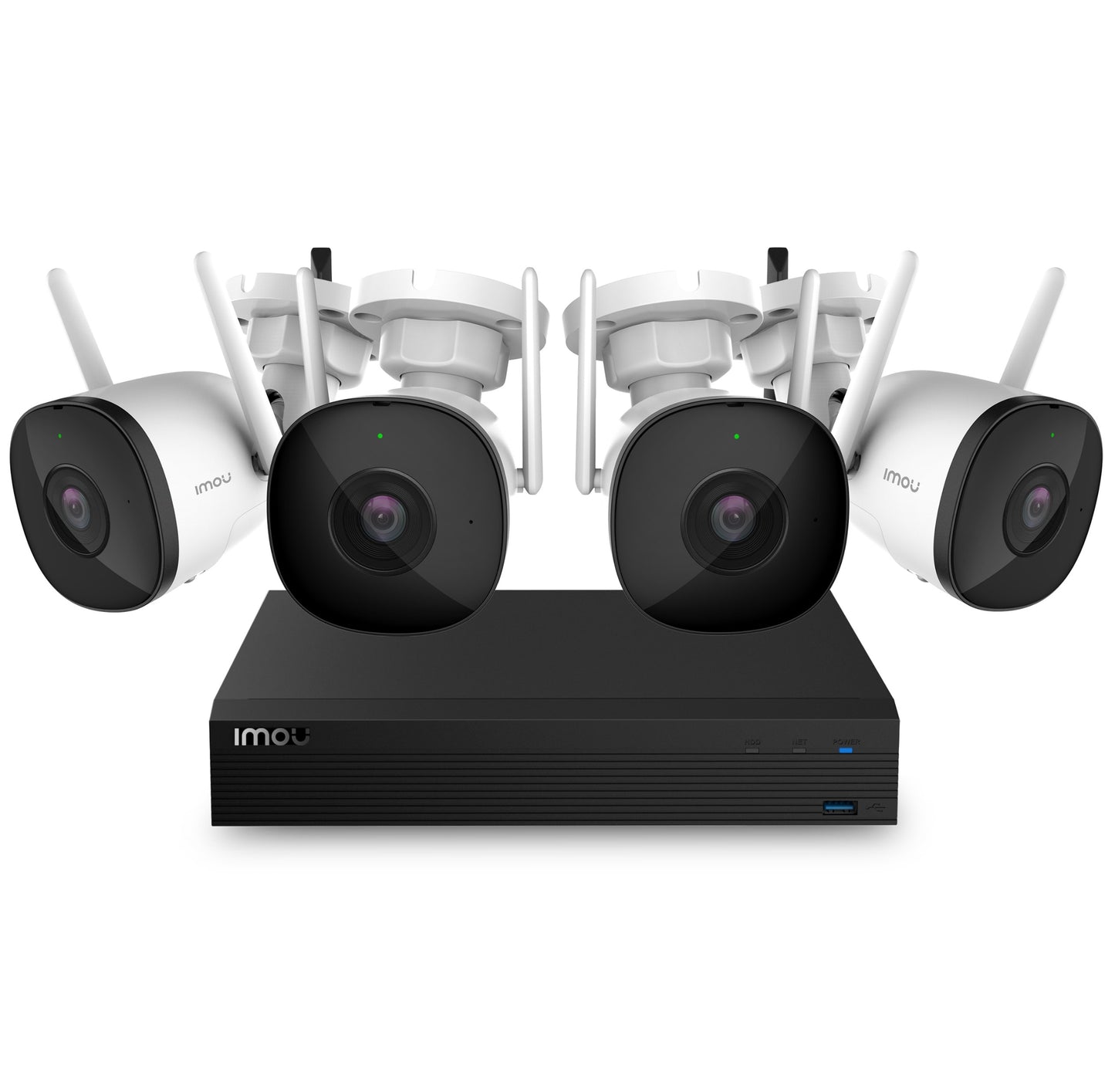 IMOU 8CH/4CAM Bullet 2C 1080P Wi-Fi Security NVR Kit