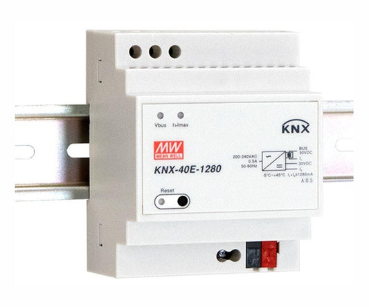 POWER SUPPLY KNX D/R I=220 O=30V 1.28A KNX-40E-1280