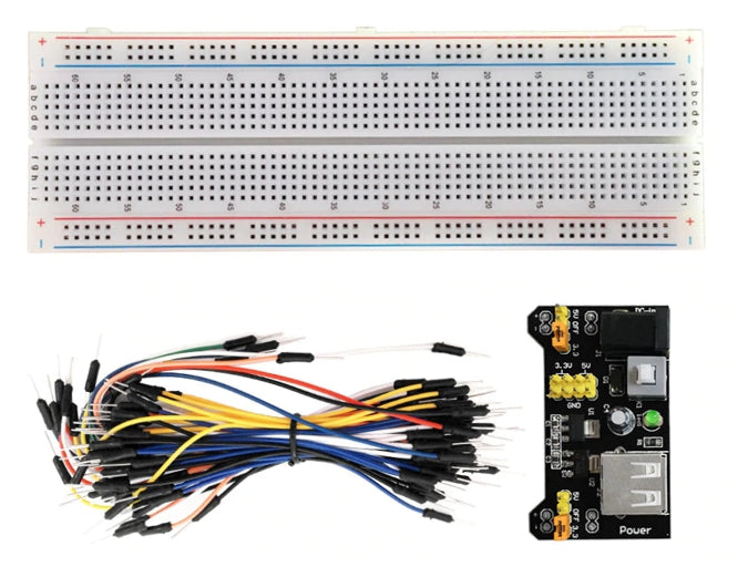 BREADBOARD+65 JUMPER CABLES+B/MODULE KS0332