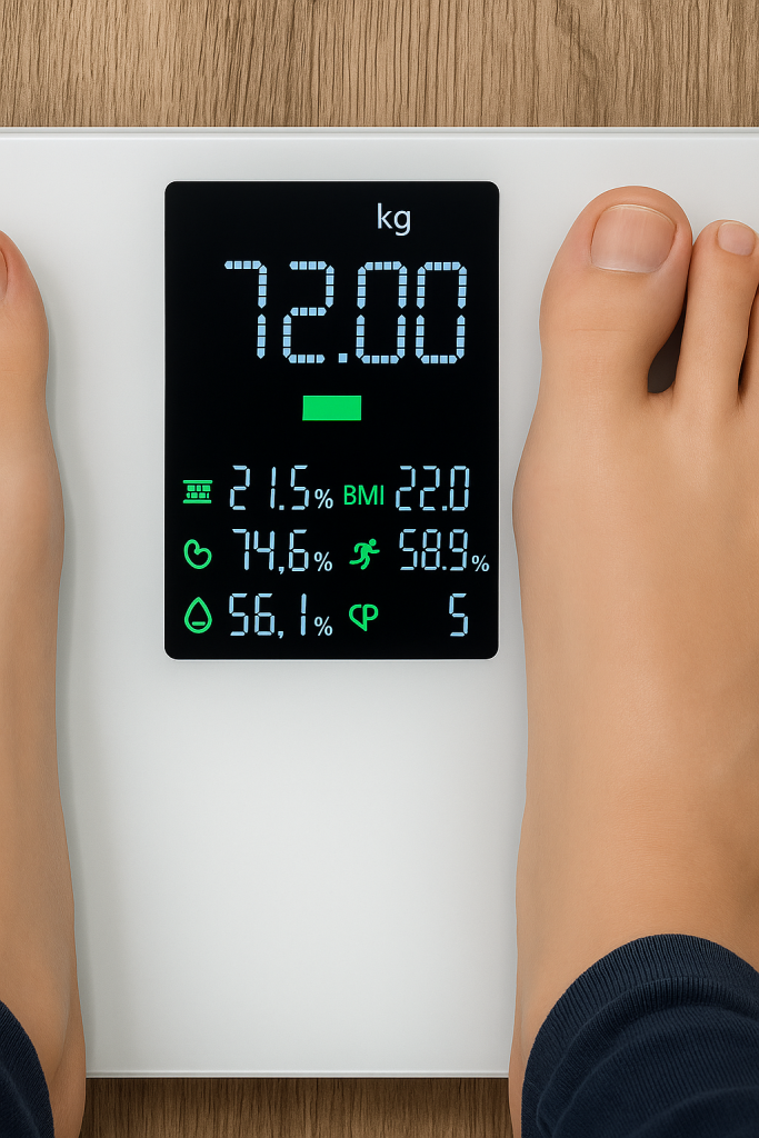 BNETA CS20A Smart Body Scale with Colour LED Display – Bluetooth Body Composition Analyzer