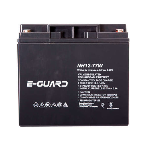 E-GUARD 12V High Rate UPS Battery – 77W Standby Backup