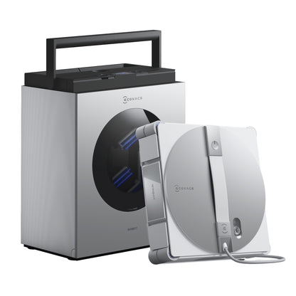 ECOVACS WINBOT W3 OMNI Robot Window Cleaner – Vortex Wash and WIN-SLAM 5.0 Sensor Detection