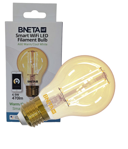 BNETA IoT Smart WiFi LED Filament Bulb – E27-FW