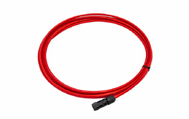 6m Red 6mm Cable with Male MC4 only