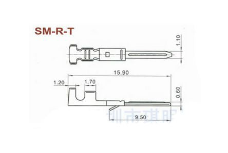 TERMINAL PLUG 2.54MM PITCH SM-R SERIES SM-R-T