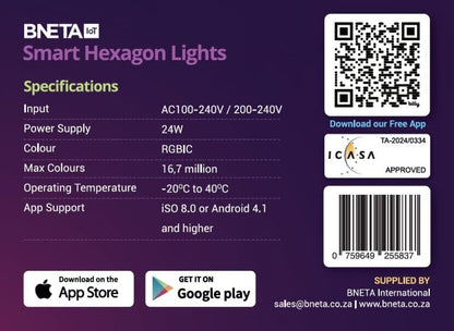 BNETA IoT Smart Hexagon Light ST70