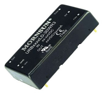DC-DC CONVERTER I=24V O=24V @ 1.25A URB2424LD-30WR3